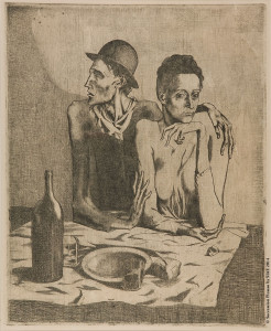Il pasto frugale di Pablo Picasso