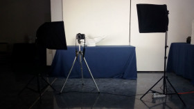 Set fotografico a Cà la Ghironda Modern Art Museum per le opere di Felice Tagliaferri.