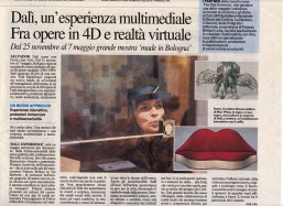 Il Resto del Carlino | Dalì, un’esperienza multimediale. Fra opere in 4D e realtà virtuale