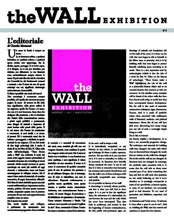 the WALL Book | Il catalogo della mostra sui muri a Palazzo Belloni a Bologna